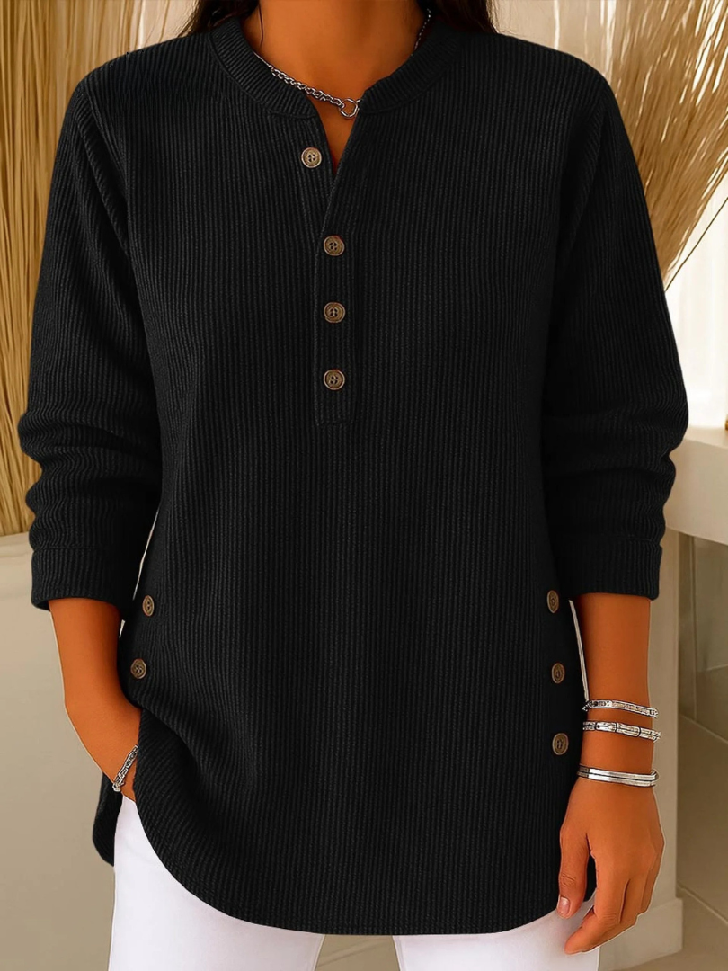 Elvira | Túnica Henley con botones