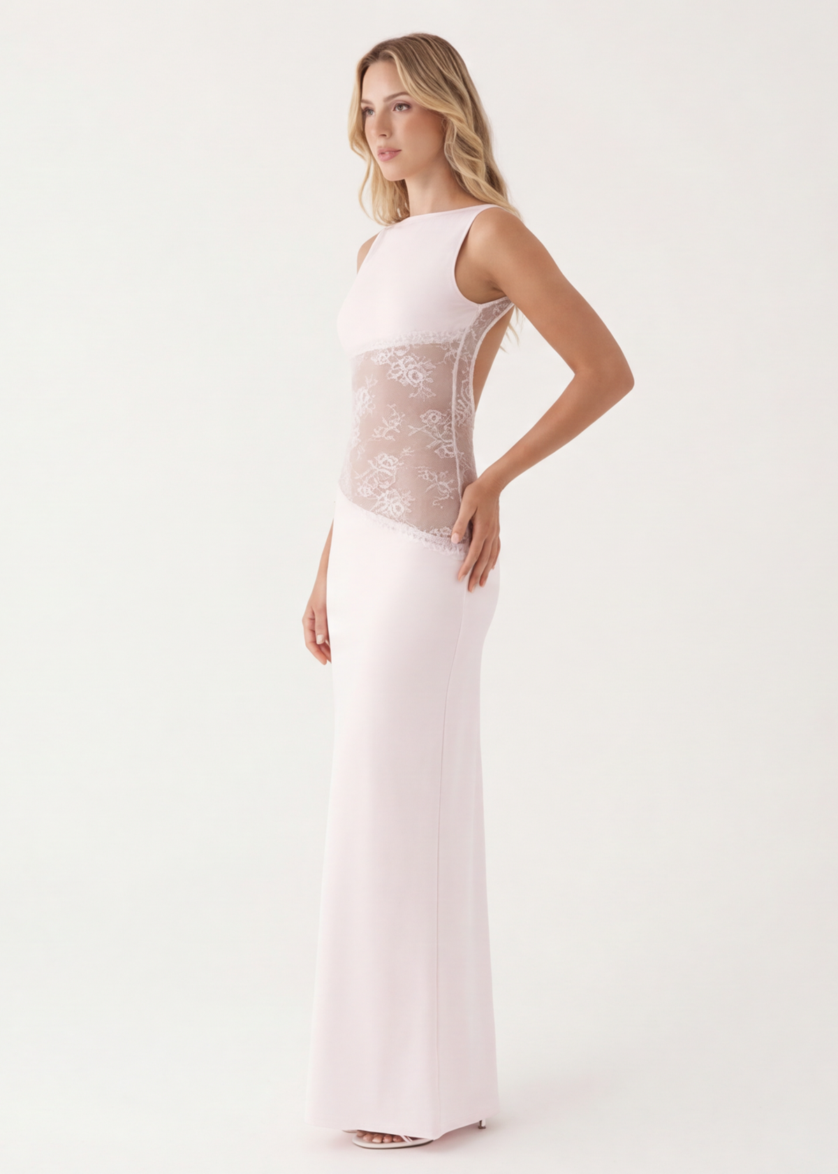 Estefanía | Vestido maxi con corte de velo