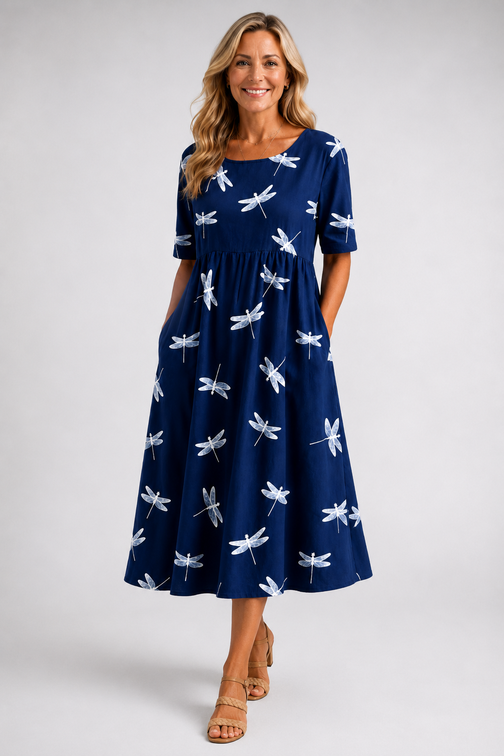 Eva | Vestido midi estilo libélula