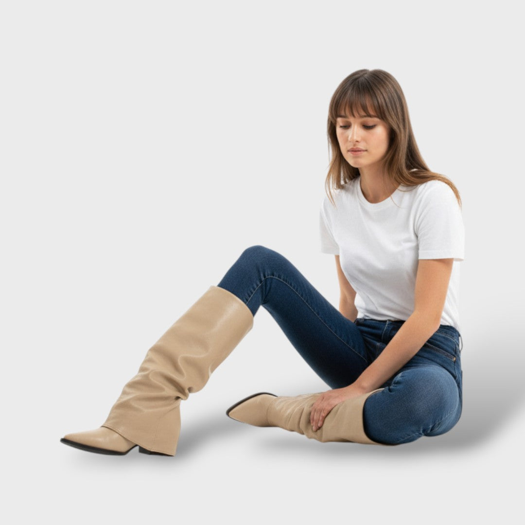 Eva | Botas altas de tacón elegantes