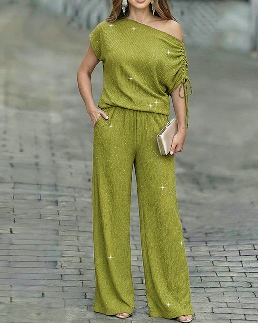 Fernanda | Conjunto de dos piezas con pedrería