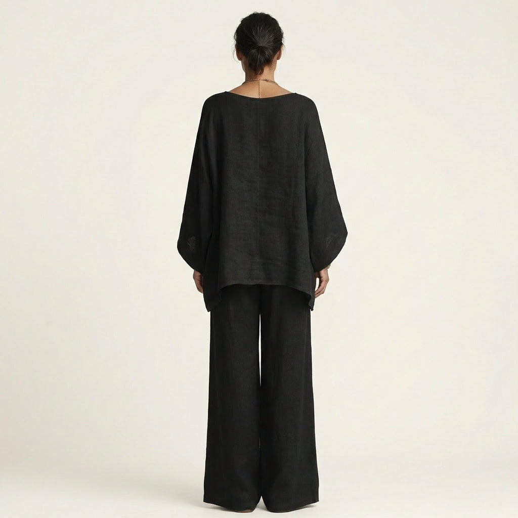 Candela | Conjunto bohemio de lino