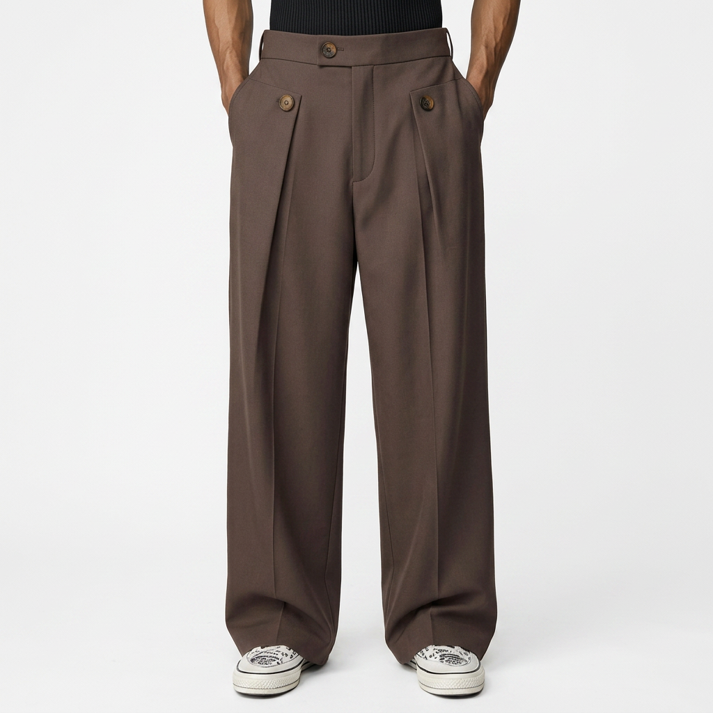 Diego | Pantalón de pierna ancha