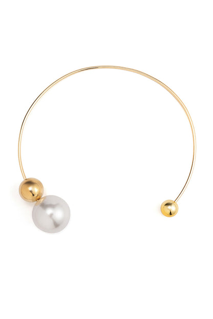 Chiara | Collares de perlas metálicas