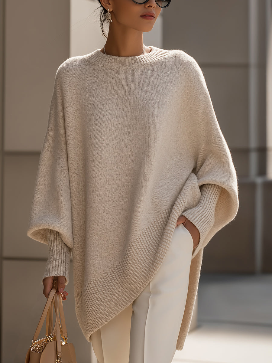 Ludovica | Suéter oversize con escote amplio