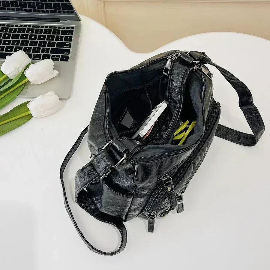 Renata | Bolso de hombro con bolsillos