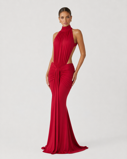 Victoria | Vestido largo con espalda abierta