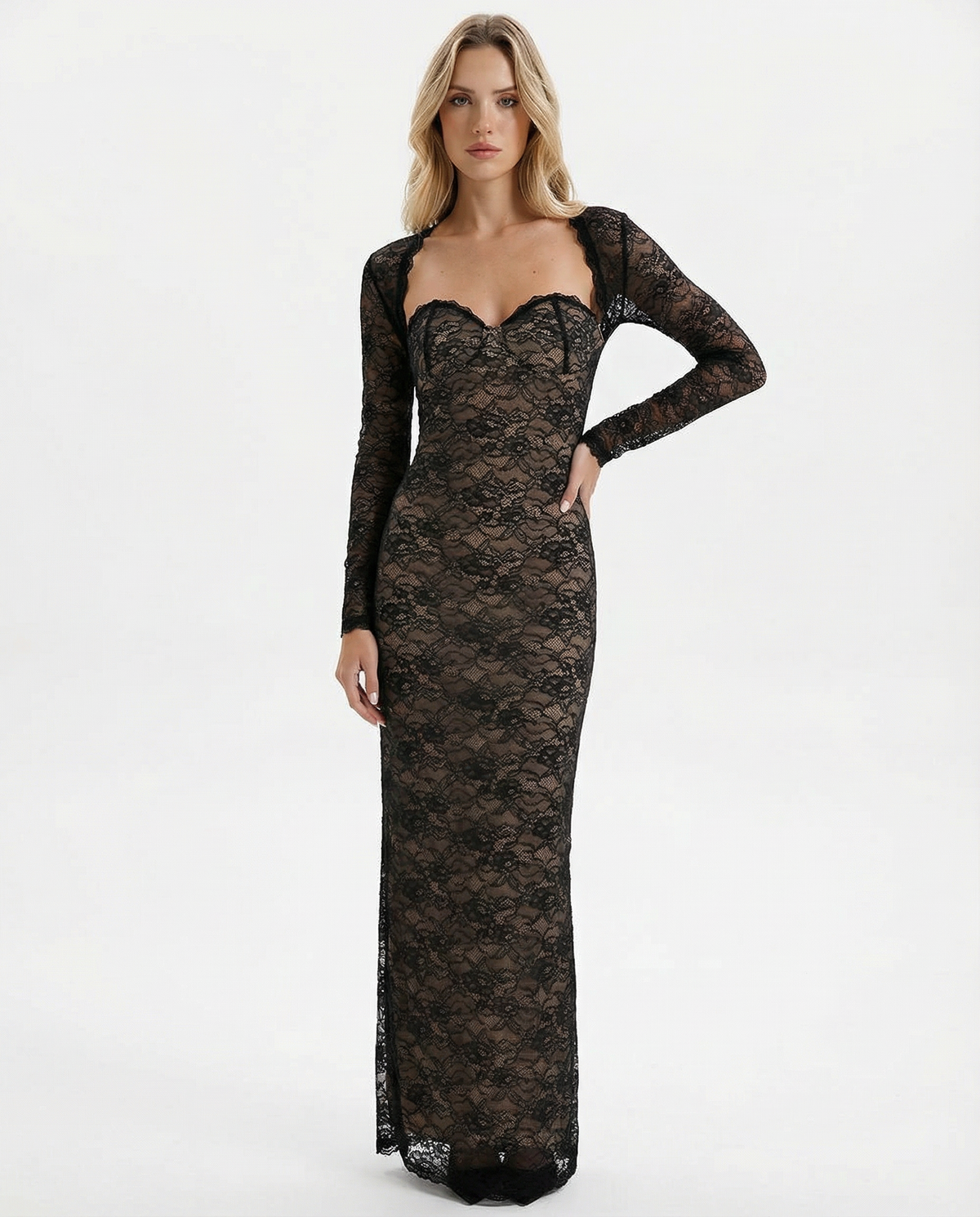Carla | Vestido maxi largo