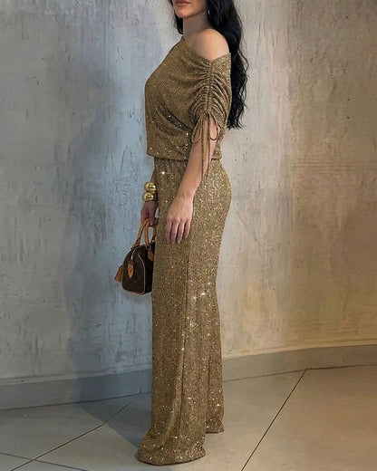 Fernanda | Conjunto de dos piezas con pedrería