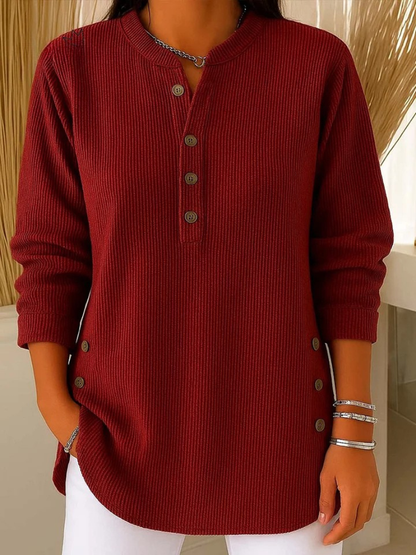 Elvira | Túnica Henley con botones