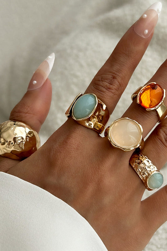 Vittoria | Conjunto de anillos abiertos con pedrería
