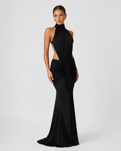 Victoria | Vestido largo con espalda abierta