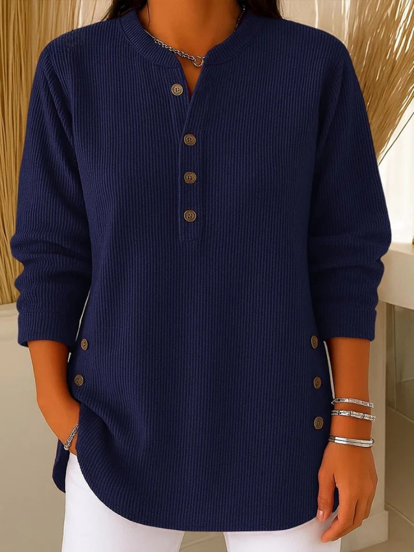 Elvira | Túnica Henley con botones