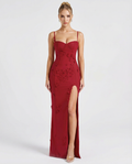 Dulce | Vestido maxi con abertura