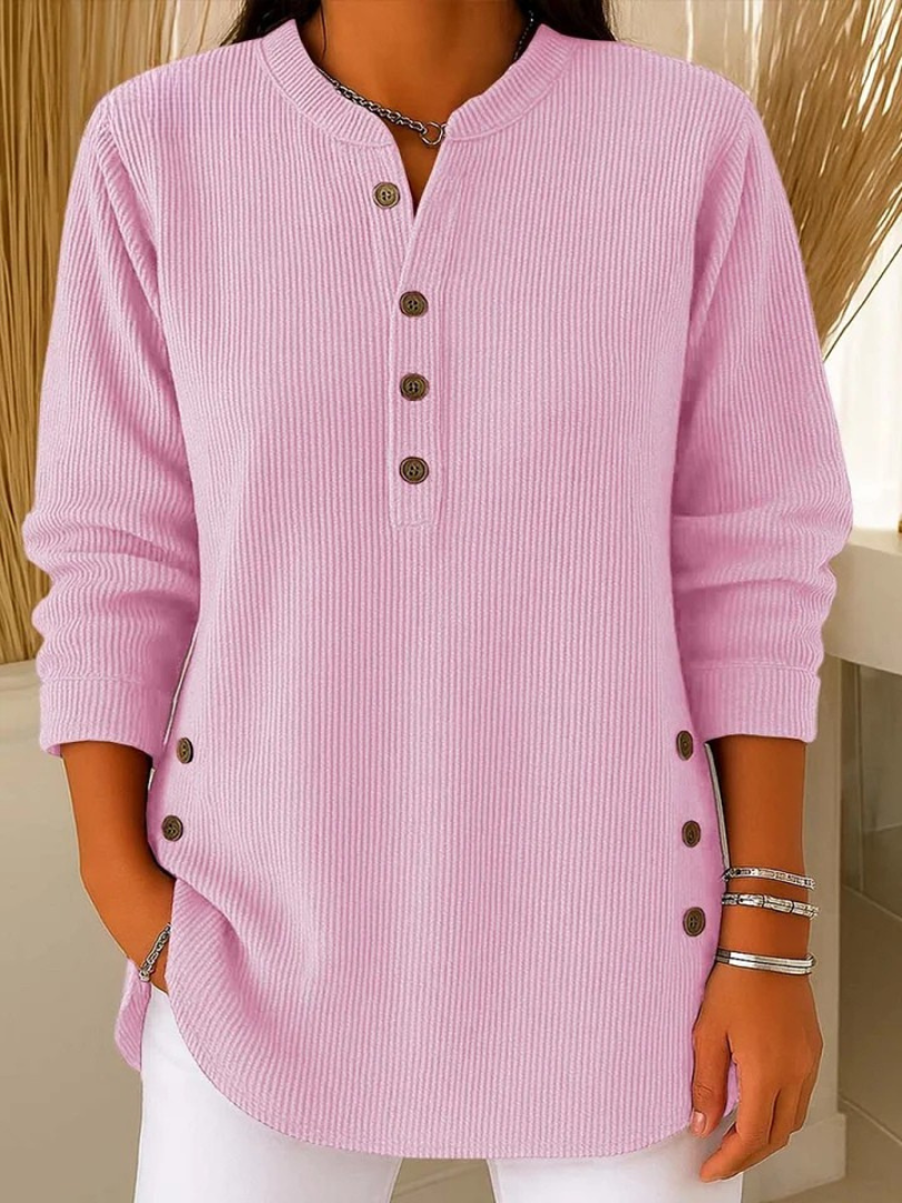 Elvira | Túnica Henley con botones