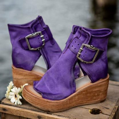 Ximena | Sandalias de cuña bohemias