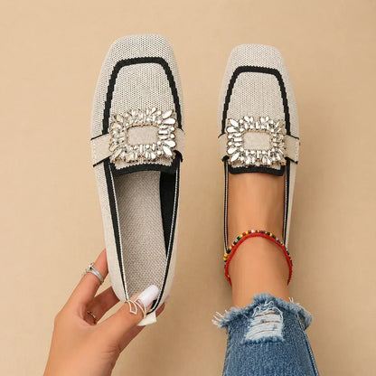 Asha | Mocasines con hebilla de cristal