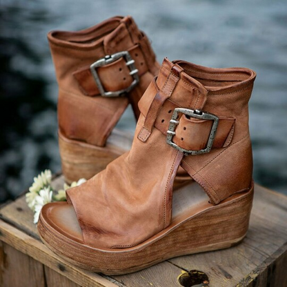 Ximena | Sandalias de cuña bohemias