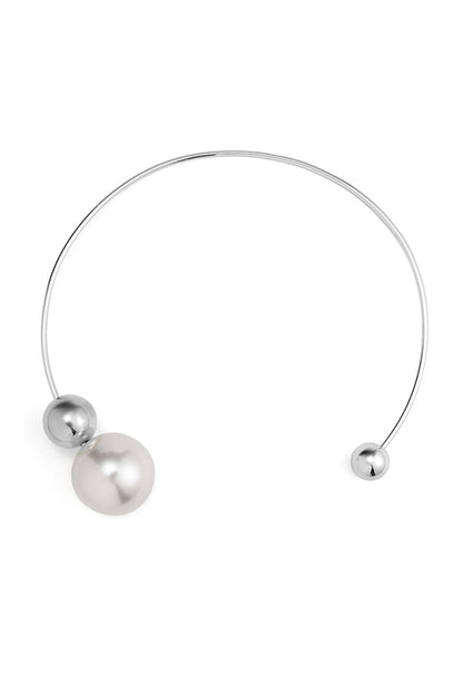 Chiara | Collares de perlas metálicas