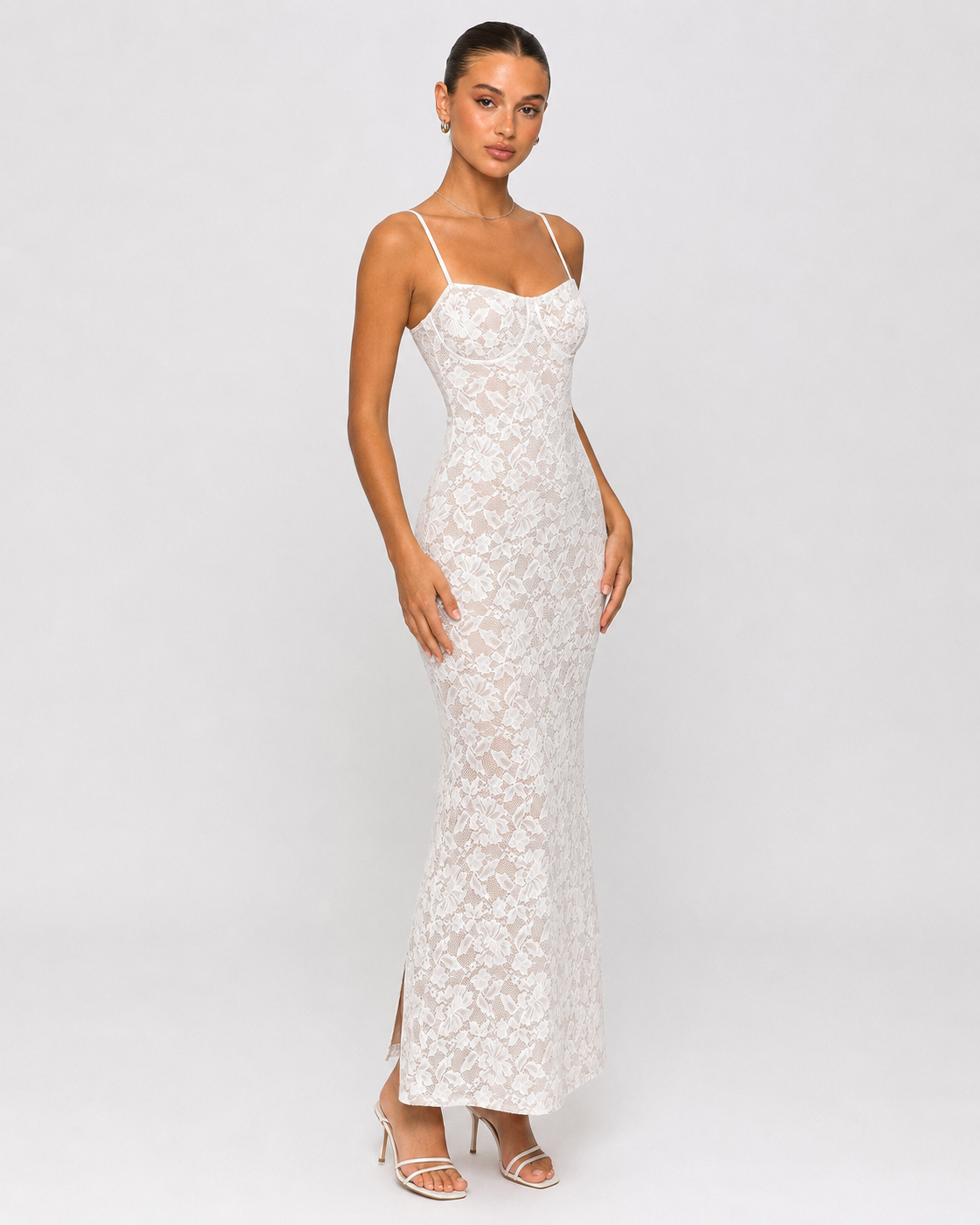 Belén | Vestido maxi con encaje