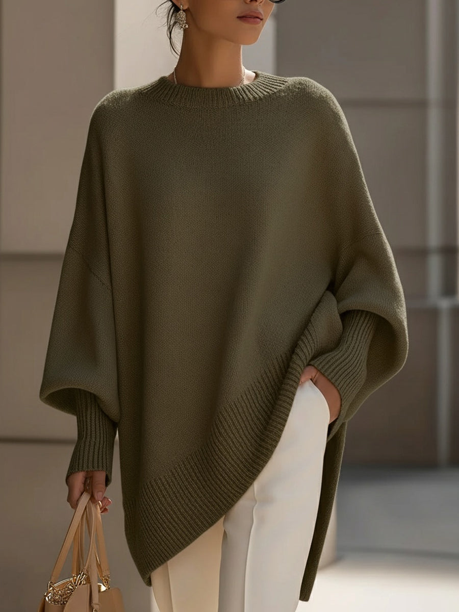 Ludovica | Suéter oversize con escote amplio