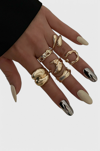 Gemma | Anillo irregular de múltiples capas