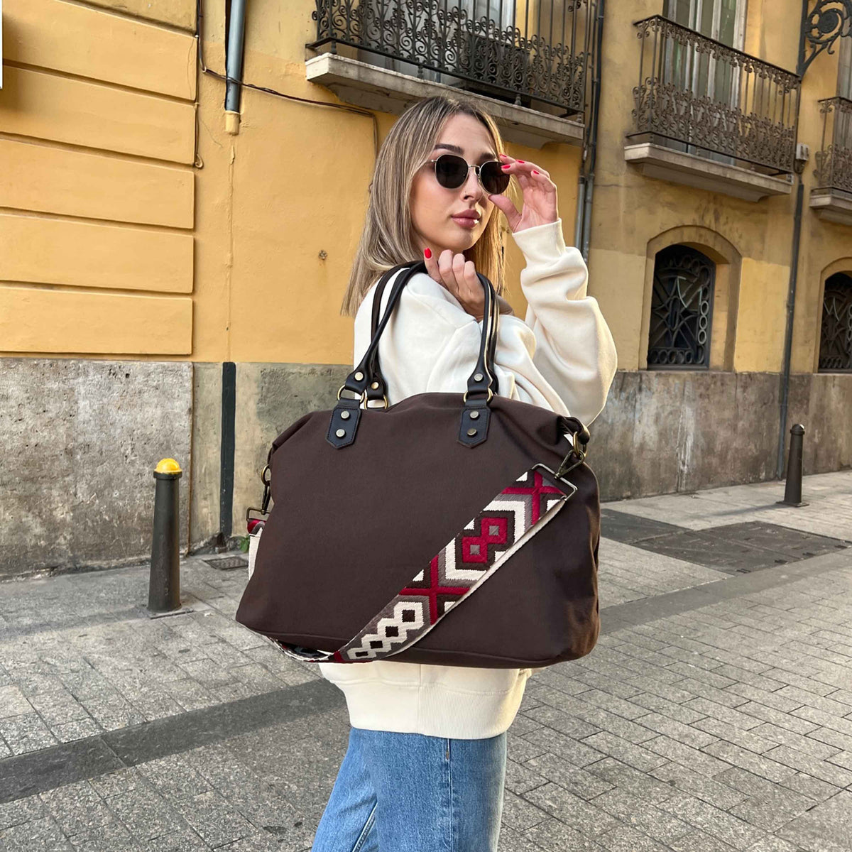 Alondra | Bolsa de hombro con correa extraíble