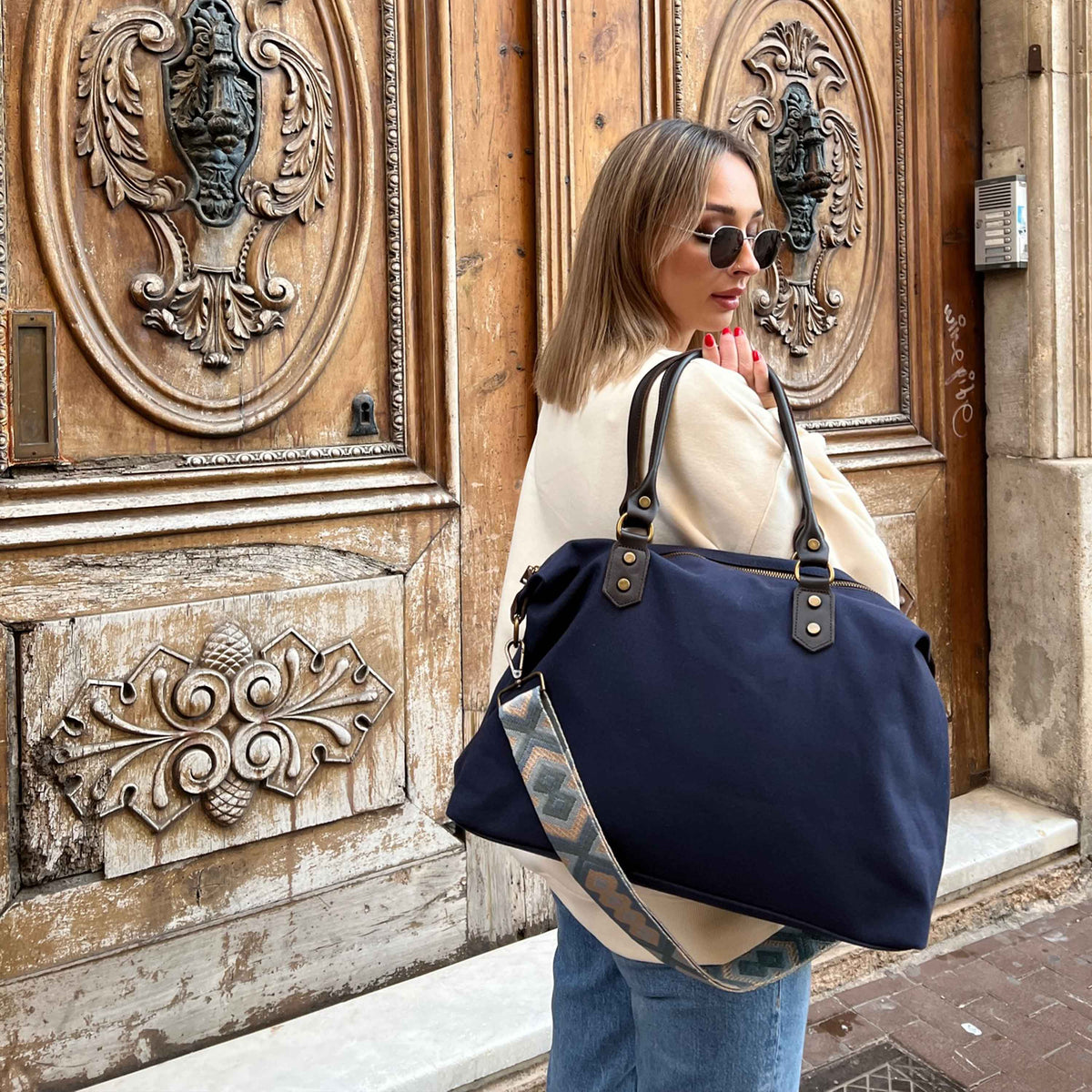 Alondra | Bolsa de hombro con correa extraíble