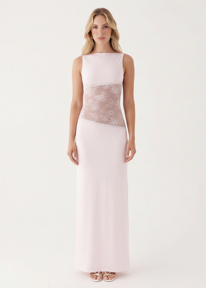 Estefanía | Vestido maxi con corte de velo