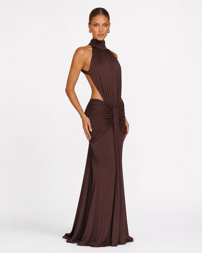 Victoria | Vestido largo con espalda abierta