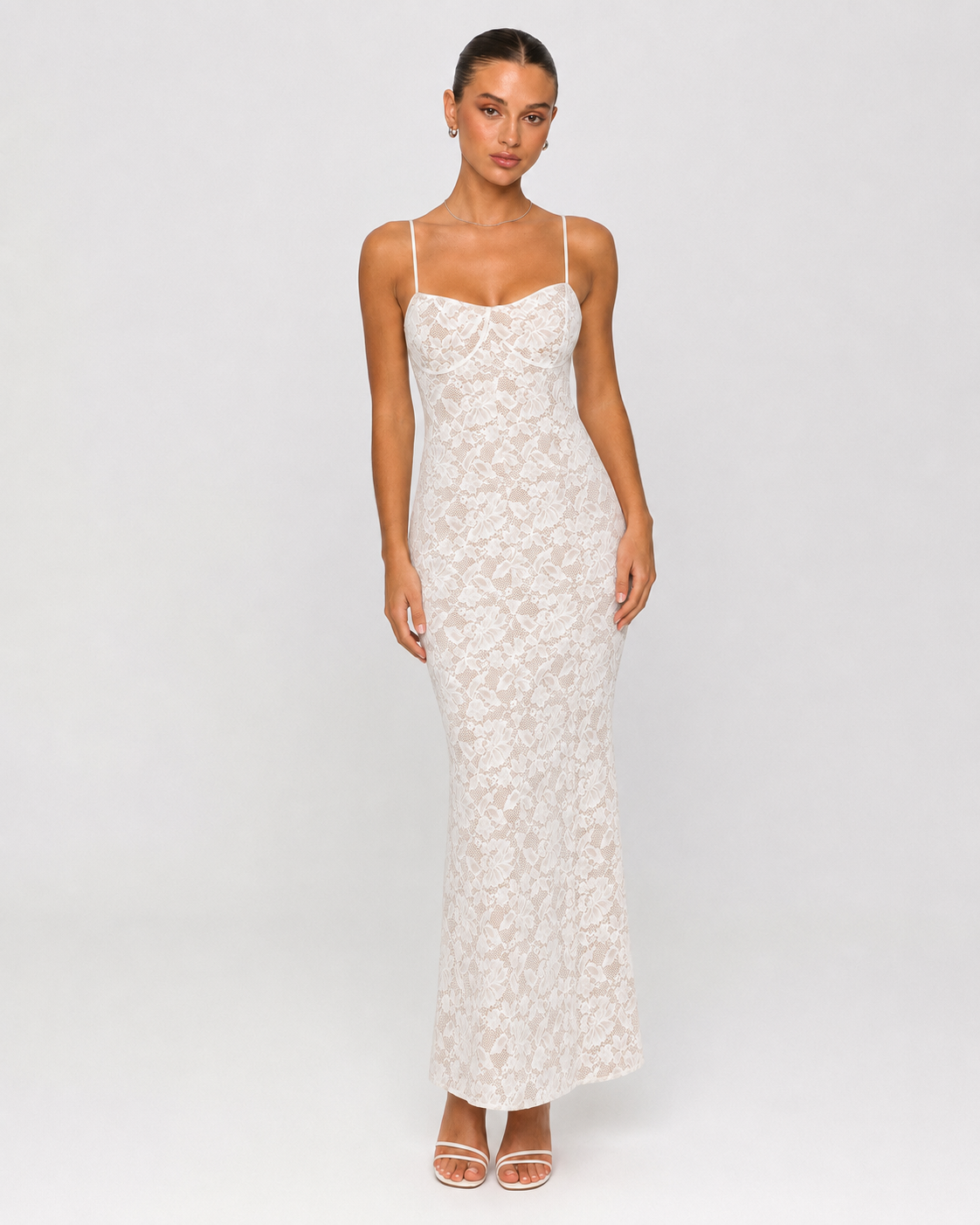 Belén | Vestido maxi con encaje