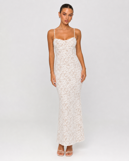 Belén | Vestido maxi con encaje