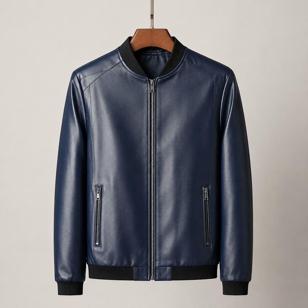 Agustín | Chamarra bomber de piel