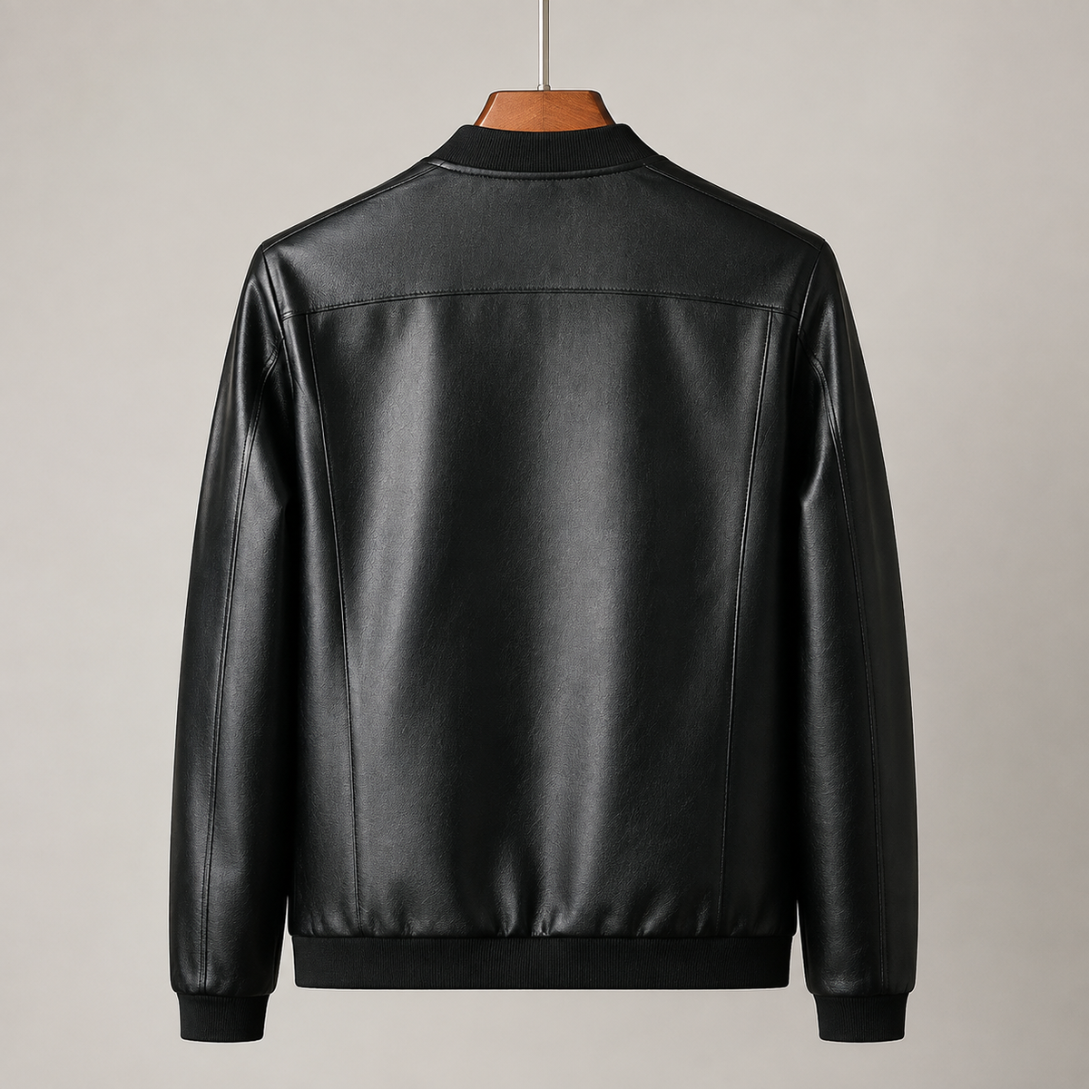 Agustín | Chamarra bomber de piel