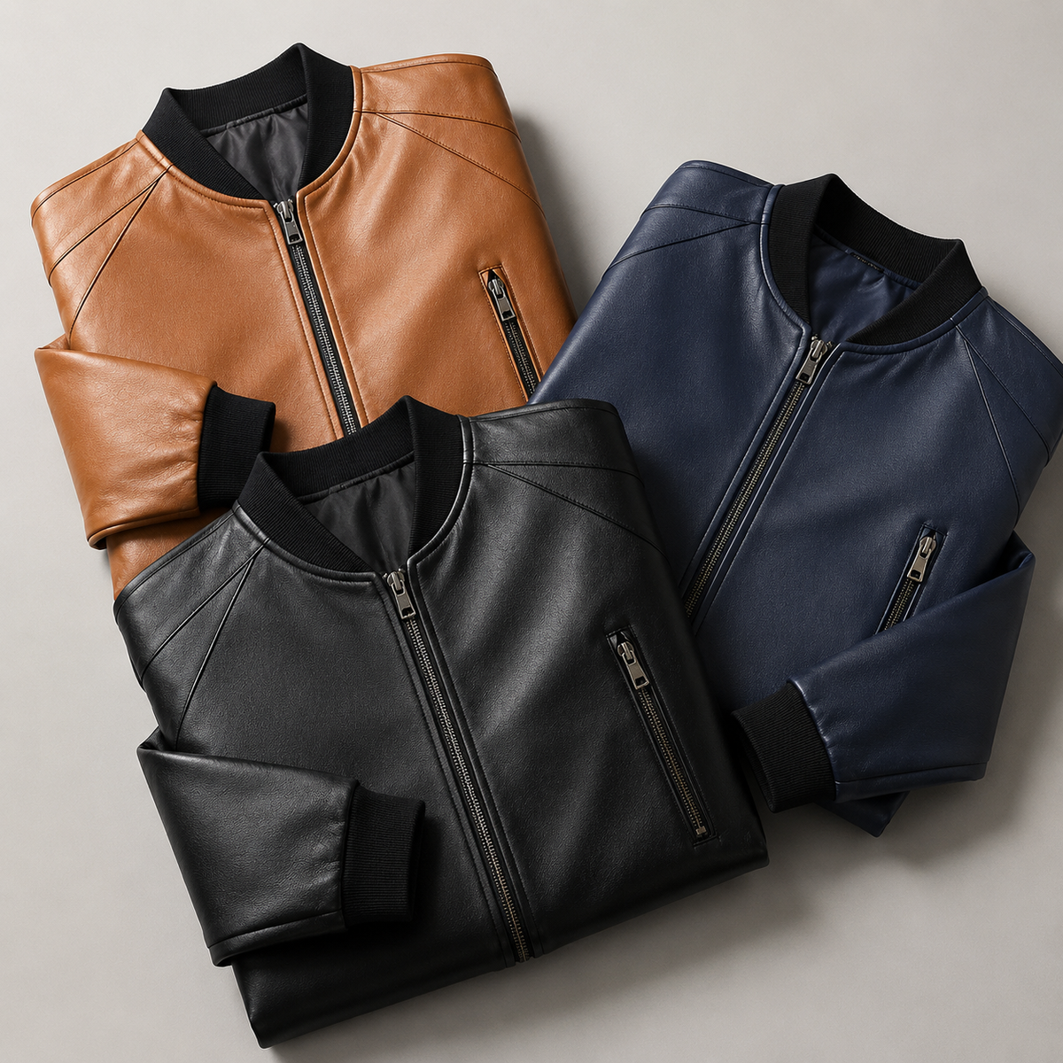 Agustín | Chamarra bomber de piel