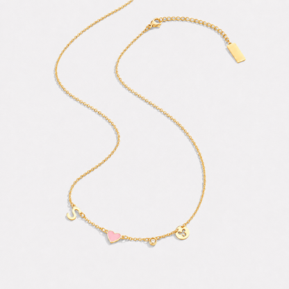 Amanda | Collar con inicial, piedra de nacimiento y signo zodiacal