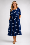 Eva | Vestido midi estilo libélula