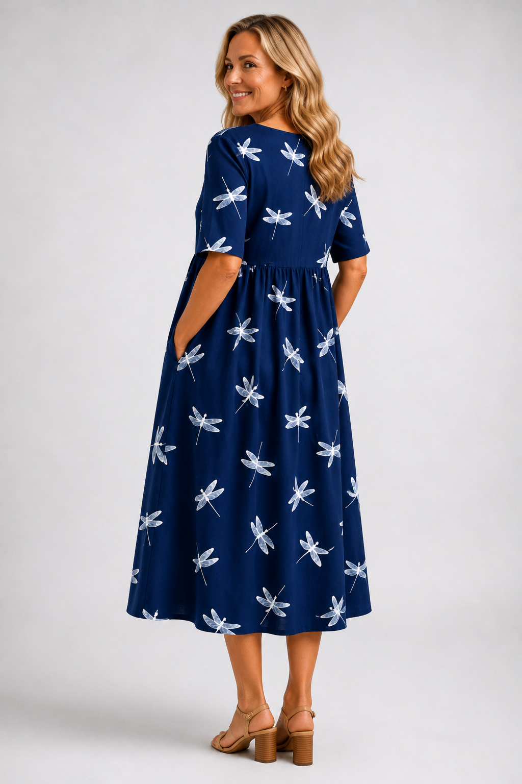 Eva | Vestido midi estilo libélula