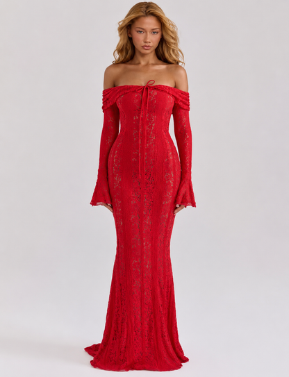 Lorraine | Vestido largo de encaje