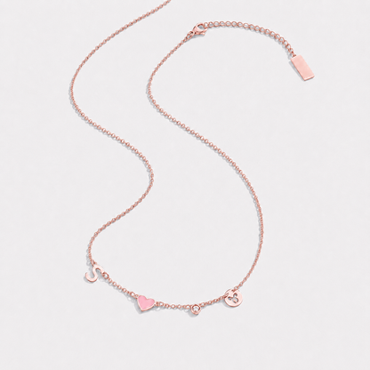 Amanda | Collar con inicial, piedra de nacimiento y signo zodiacal