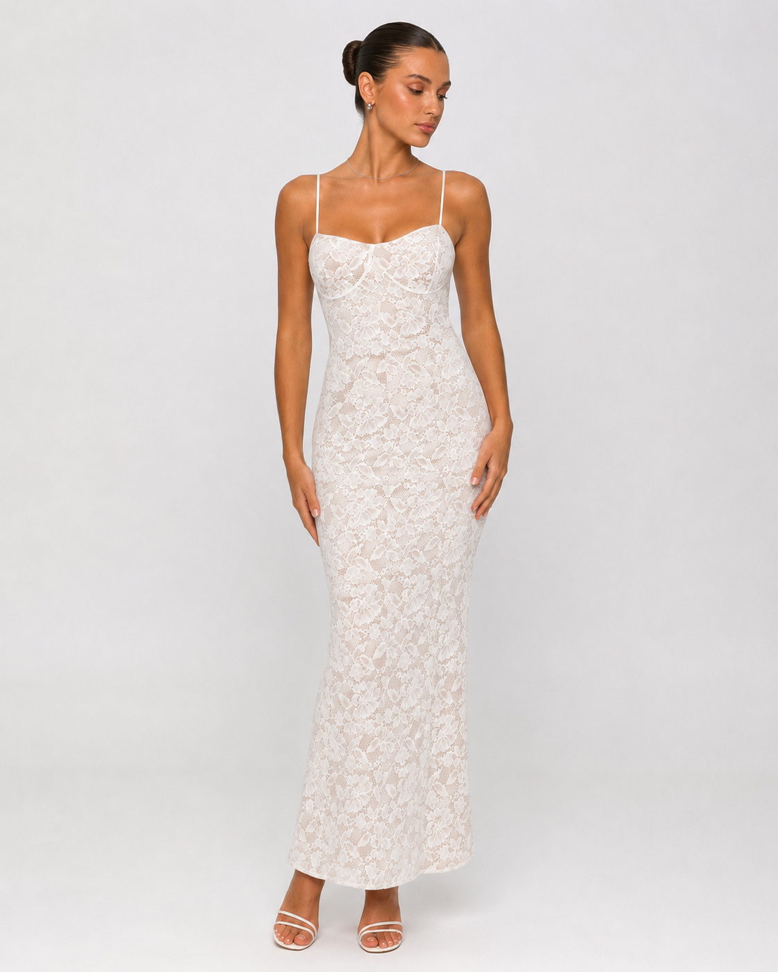 Belén | Vestido maxi con encaje