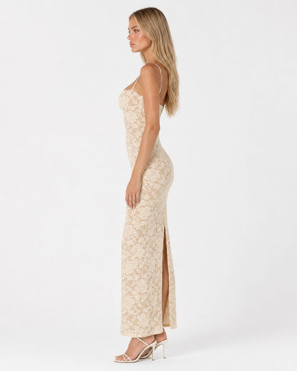 Belén | Vestido maxi con encaje