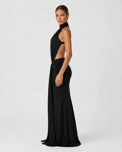Victoria | Vestido largo con espalda abierta
