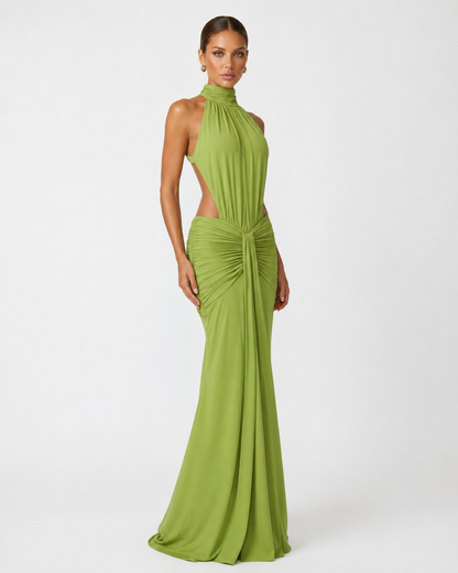 Victoria | Vestido largo con espalda abierta