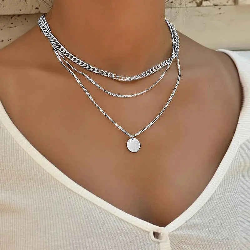 Felicia | Collar bañado en oro y plata
