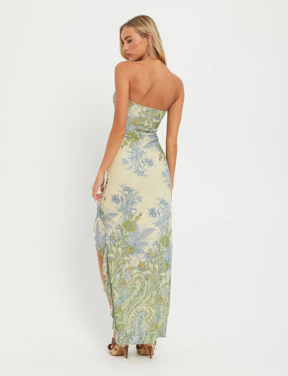 Montserrat | Vestido maxi sin tirantes