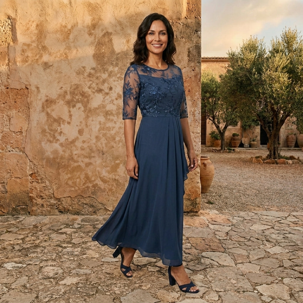 Berenice | Vestido elegante de gasa