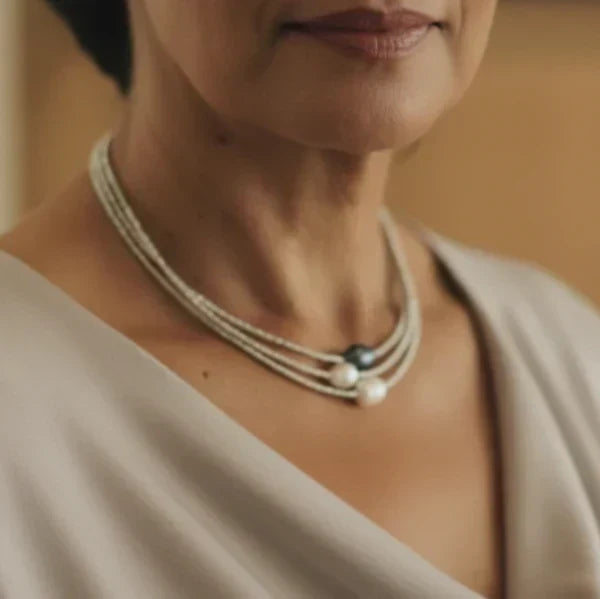 Marina | Collar de perlas naturales