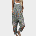 Martina | Overol largo con flores silvestres