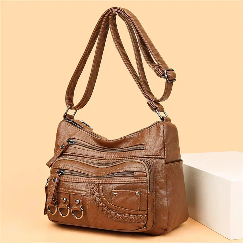 Renata | Bolso de hombro con bolsillos